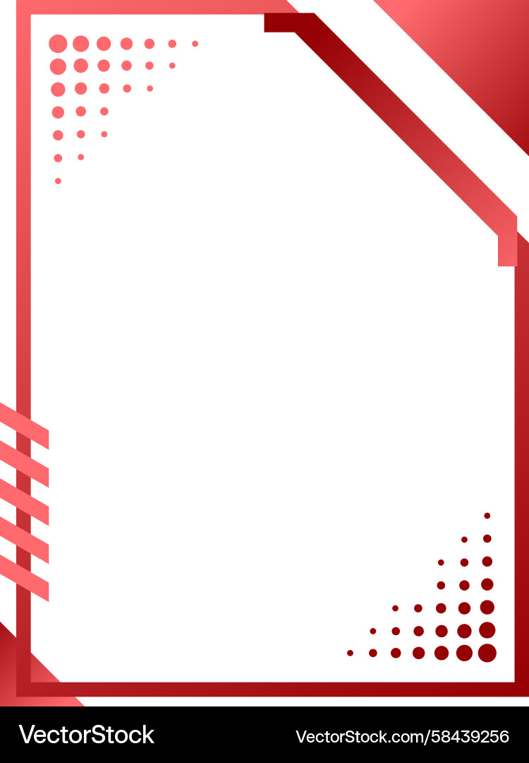 Futuristic UI Border & Frame Vector Image