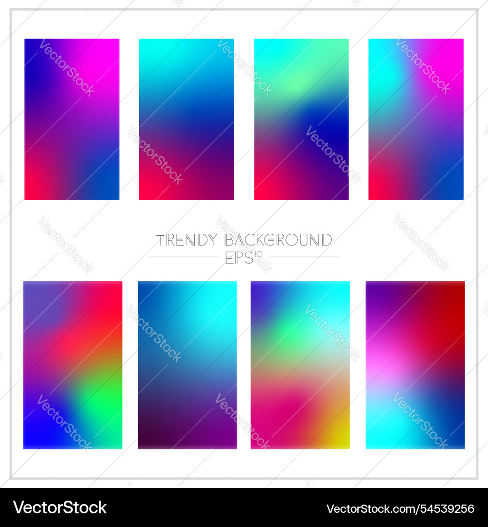 Soft color abstract freeform gradients Soft color abstract freeform gradients vector image