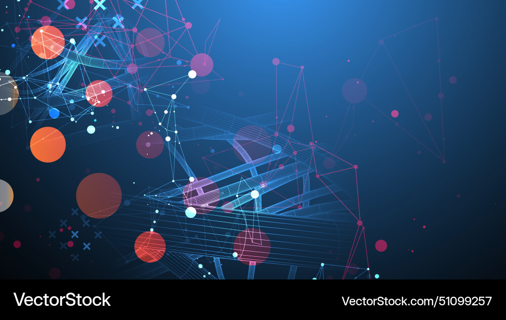 Abstract background with a wireframe dynamic Abstract background with a wireframe dynamic vector image