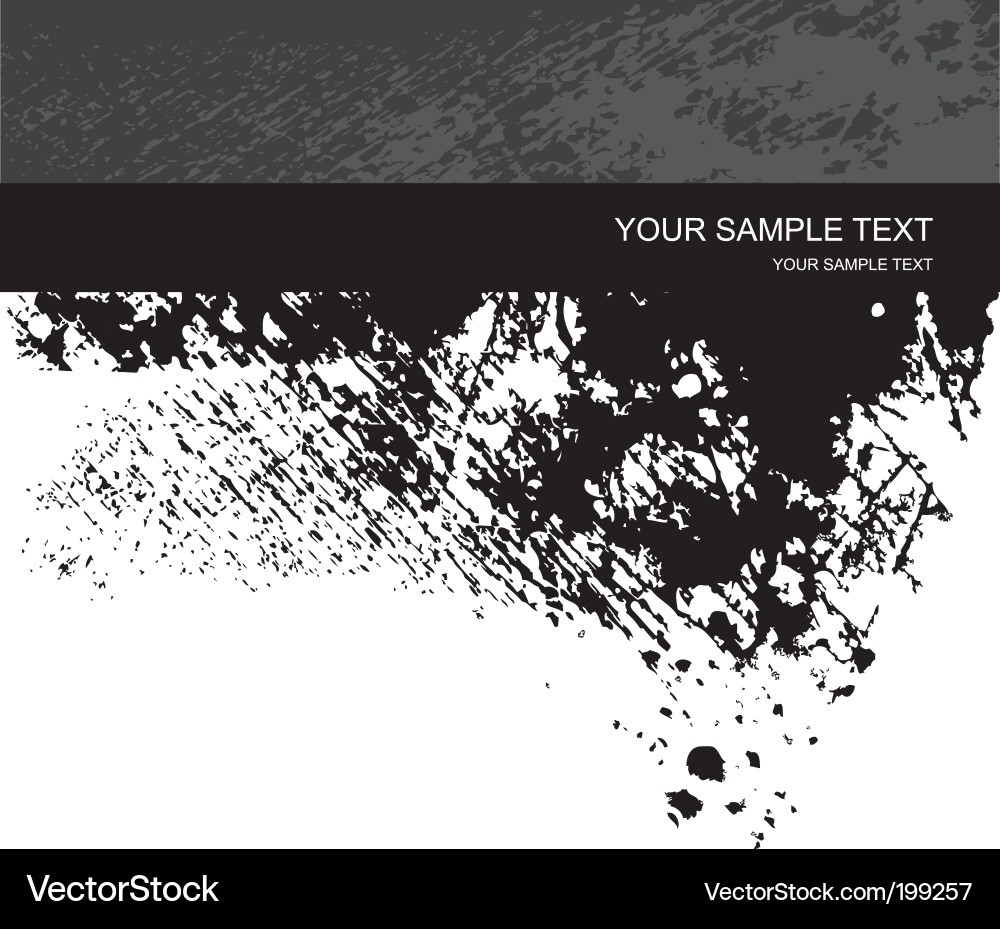 Grunge Splatter Background Vector Image