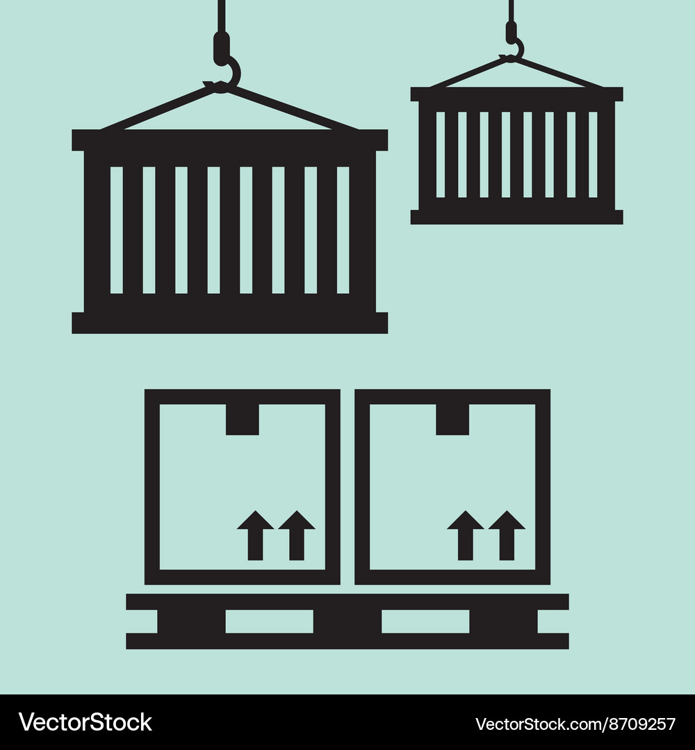 Logistic design shipping and delivery conception Vector Image