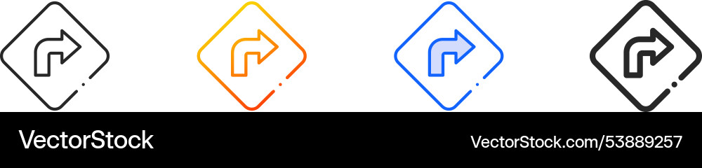Making iconthin linear gradient blue stroke Vector Image