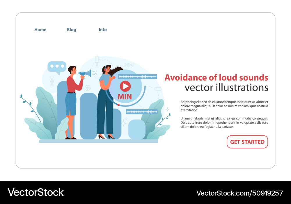 Noise reduction concept an instructive Noise reduction concept an instructive vector image