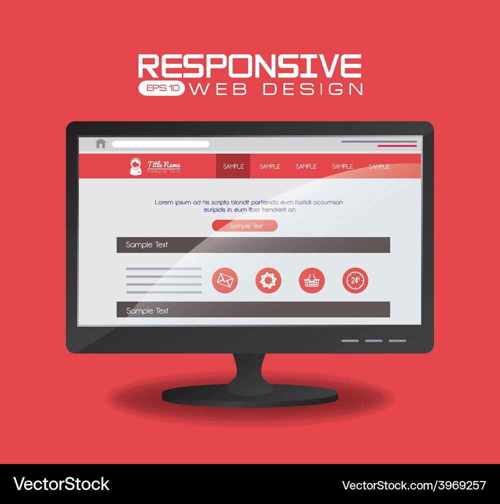 Web design Vector Image