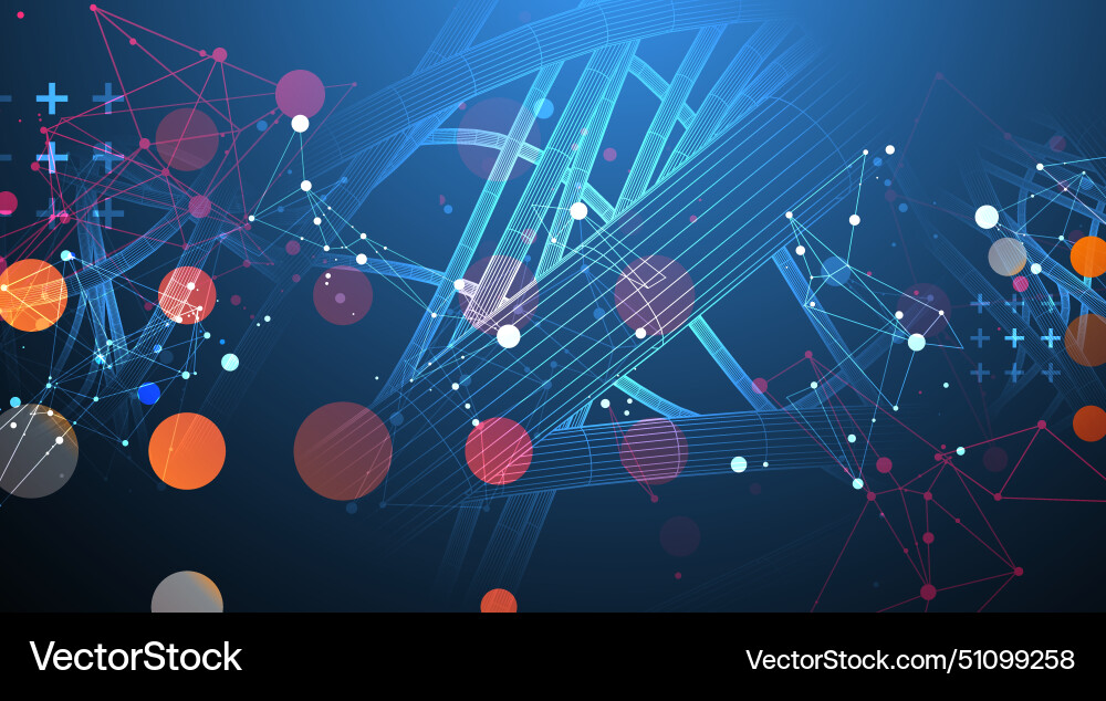Abstract background with a wireframe dynamic Abstract background with a wireframe dynamic vector image