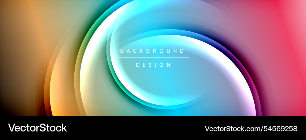 Gradient and shadow wave line geometric background Vector Image