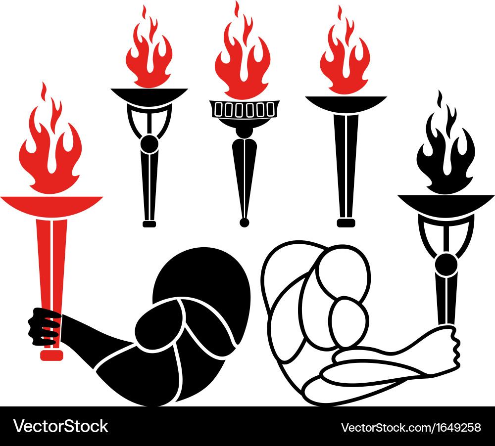 Torch vector image