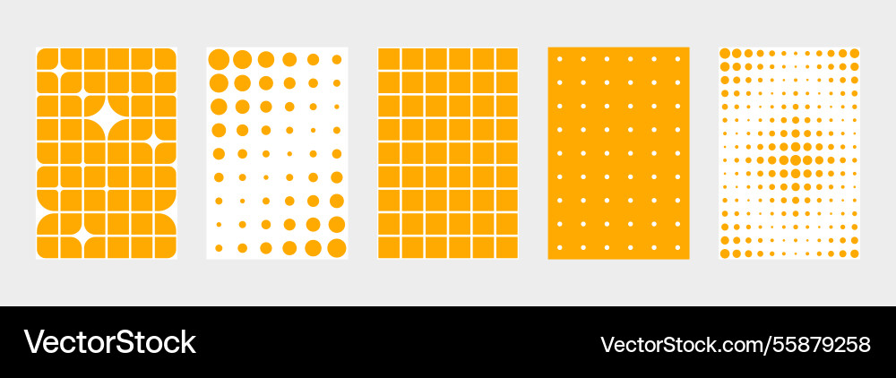 Yellow color retro checkered pattern abstract Vector Image
