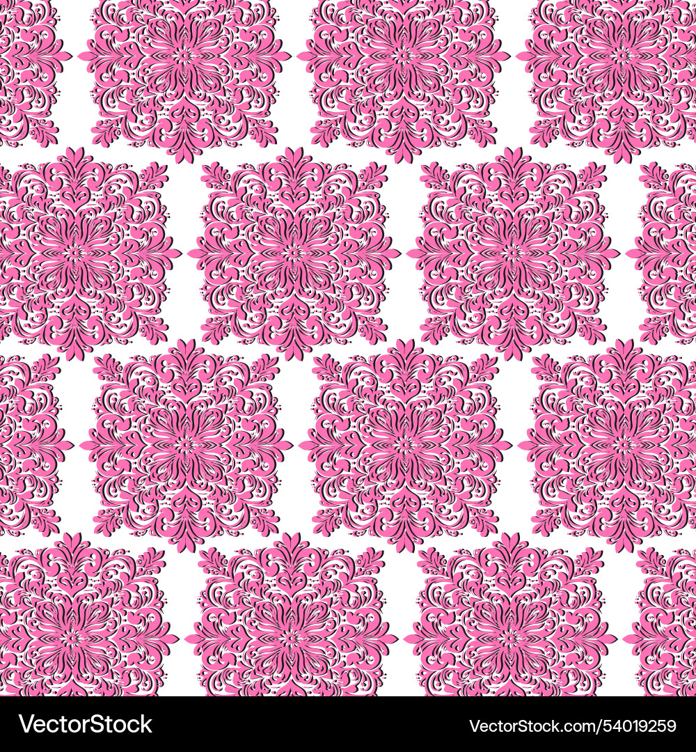 Flower pattern design background Vector Image