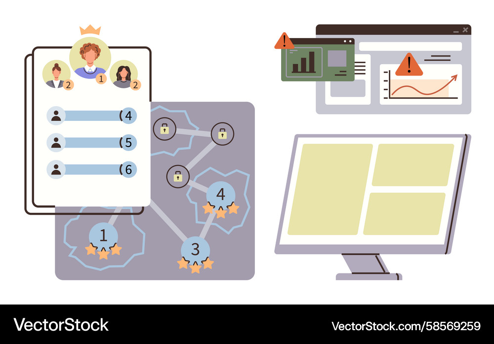 Gamified Task & Progress Tracking Vector Image