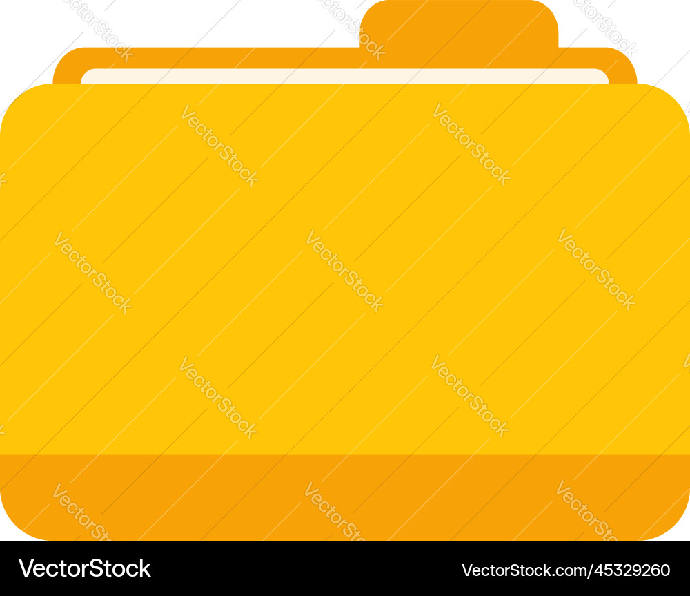 Computer folder icon flat button interface Computer folder icon flat button interface vector image