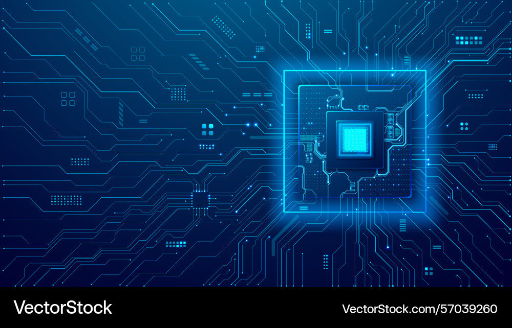Technology circuit board background artificial Technology circuit board background artificial Vector Image