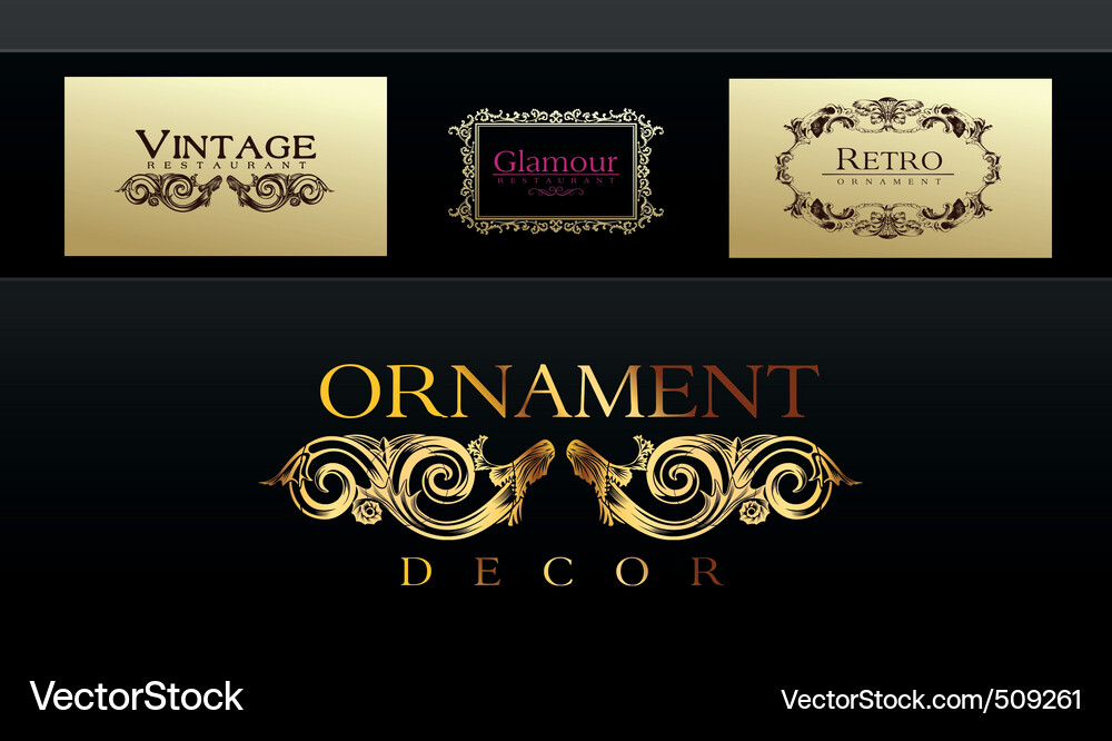 Elegant Restaurant Menu Book Vector Image