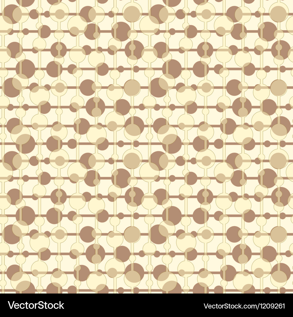 Seamless circle pattern Vector Image