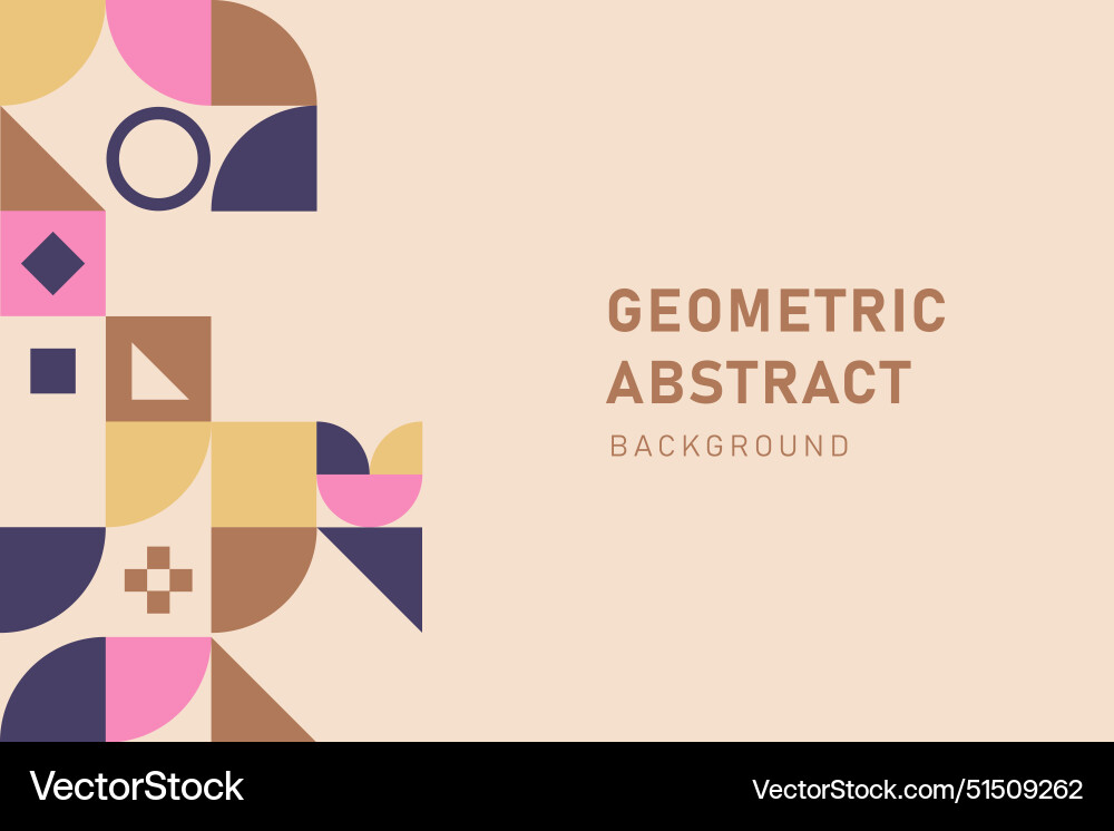 Abstract background with geometric shape texture Vector Image