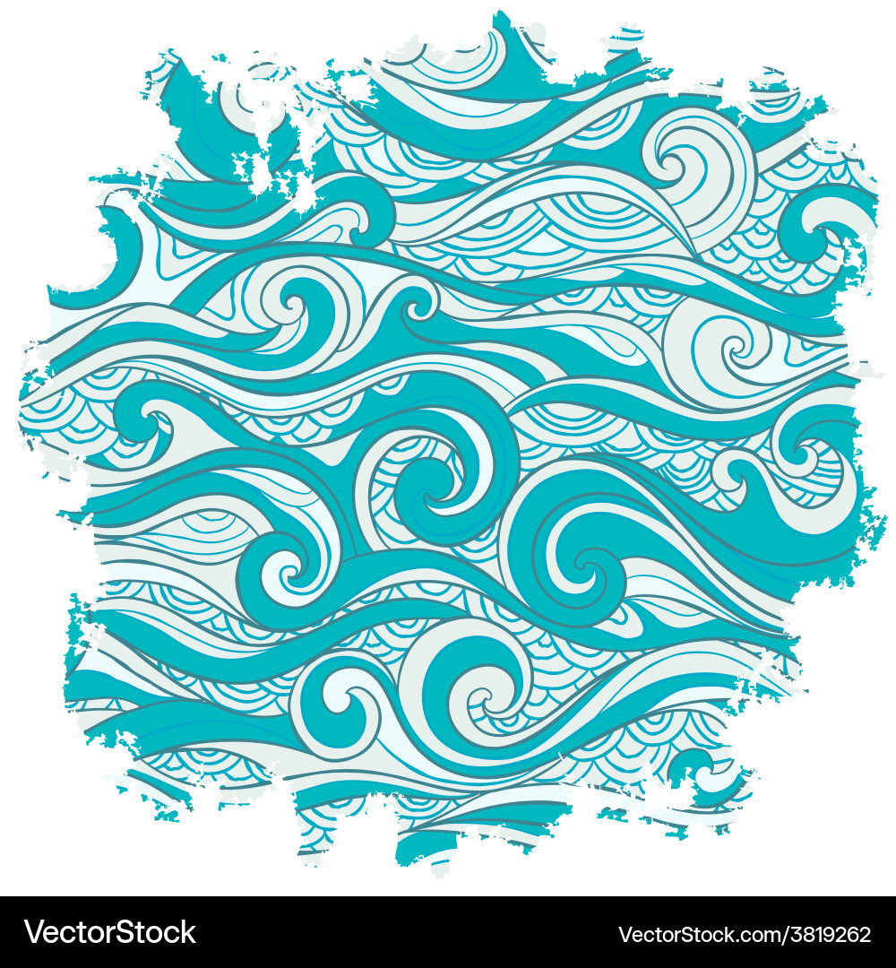 Abstract waves background Royalty Free Vector Image