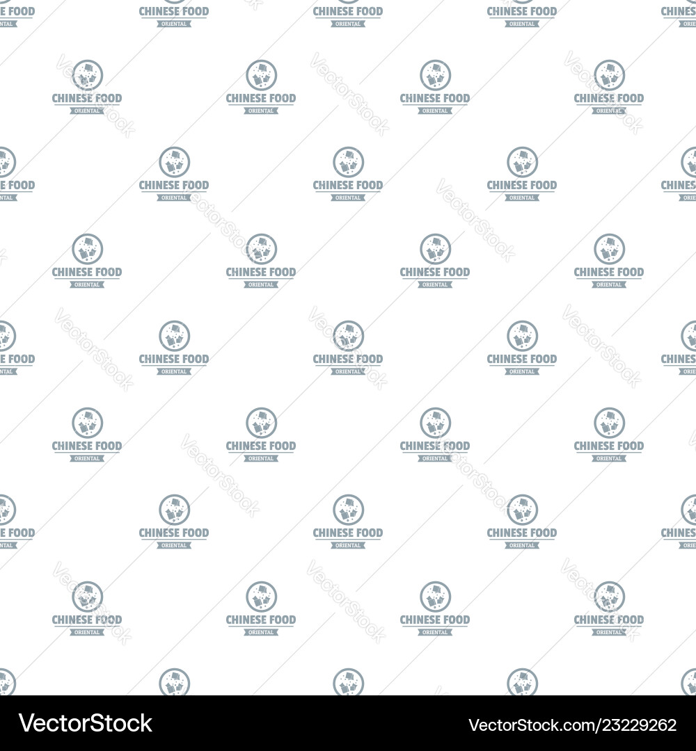 Chinese food pattern seamless Chinese food pattern seamless vector image