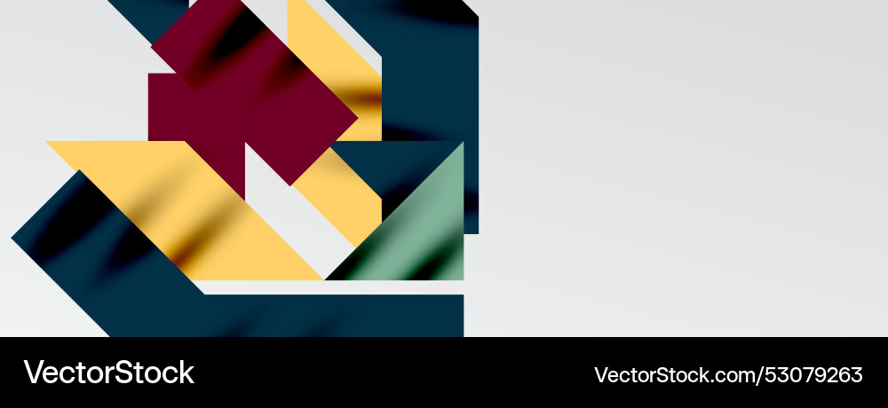 Dynamic lines and triangles Vector Image