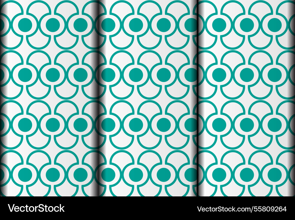 Eps circle style pattern design Vector Image