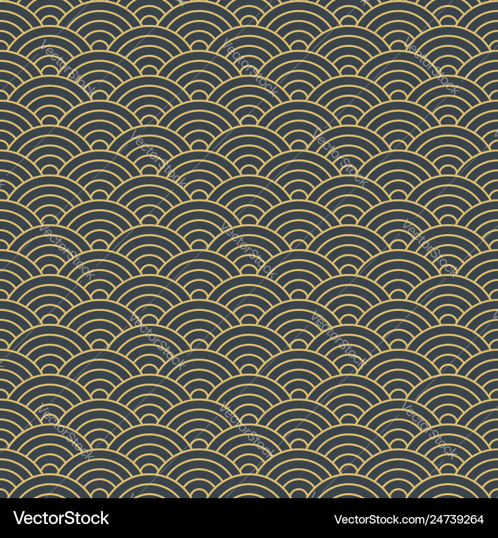 Japanese geometric seamless pattern