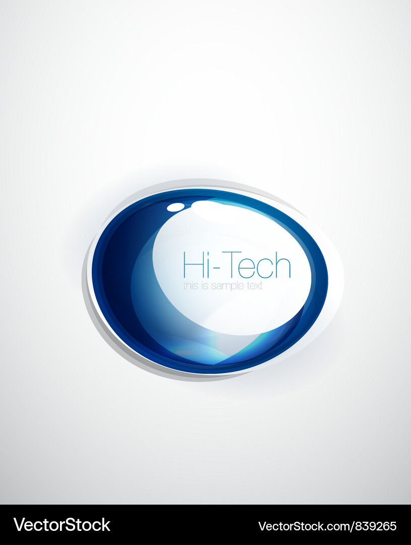 Abstract Glass Spheres Vector Image