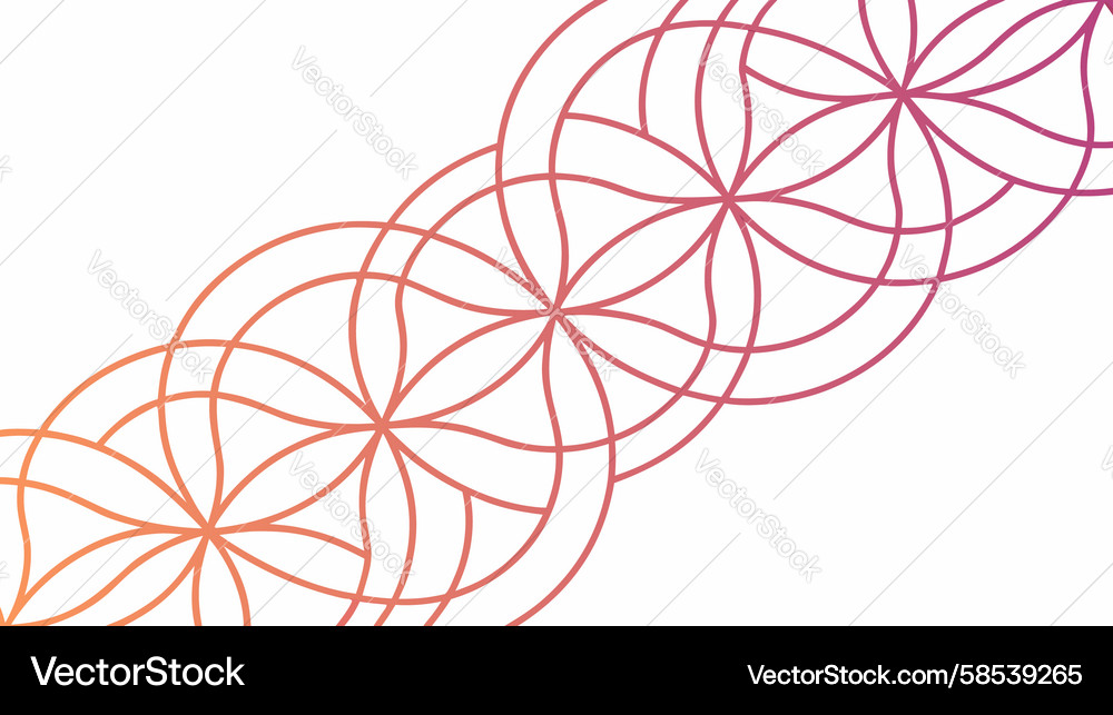 Dynamic Geometric Pattern Vector Image