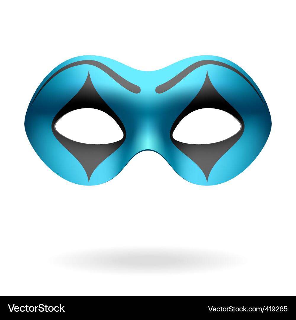 Mime Mask - Masquerade Vector Image