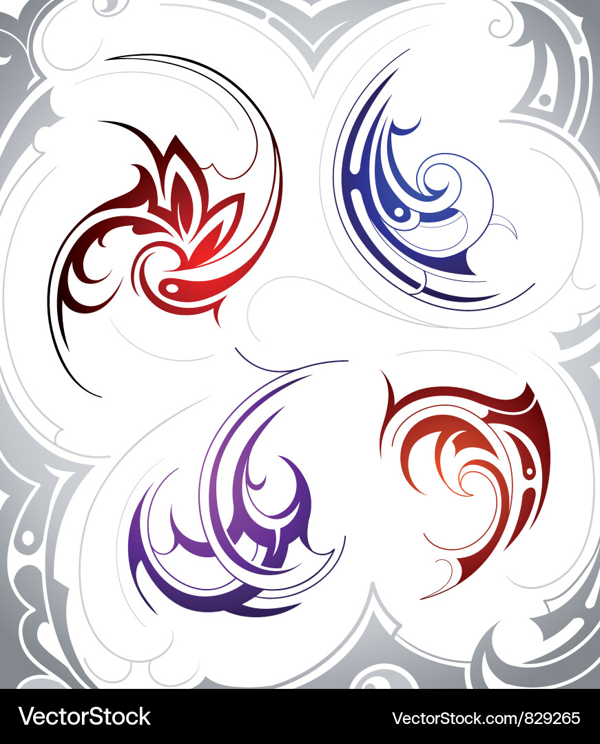 Swirl Patterns vector image