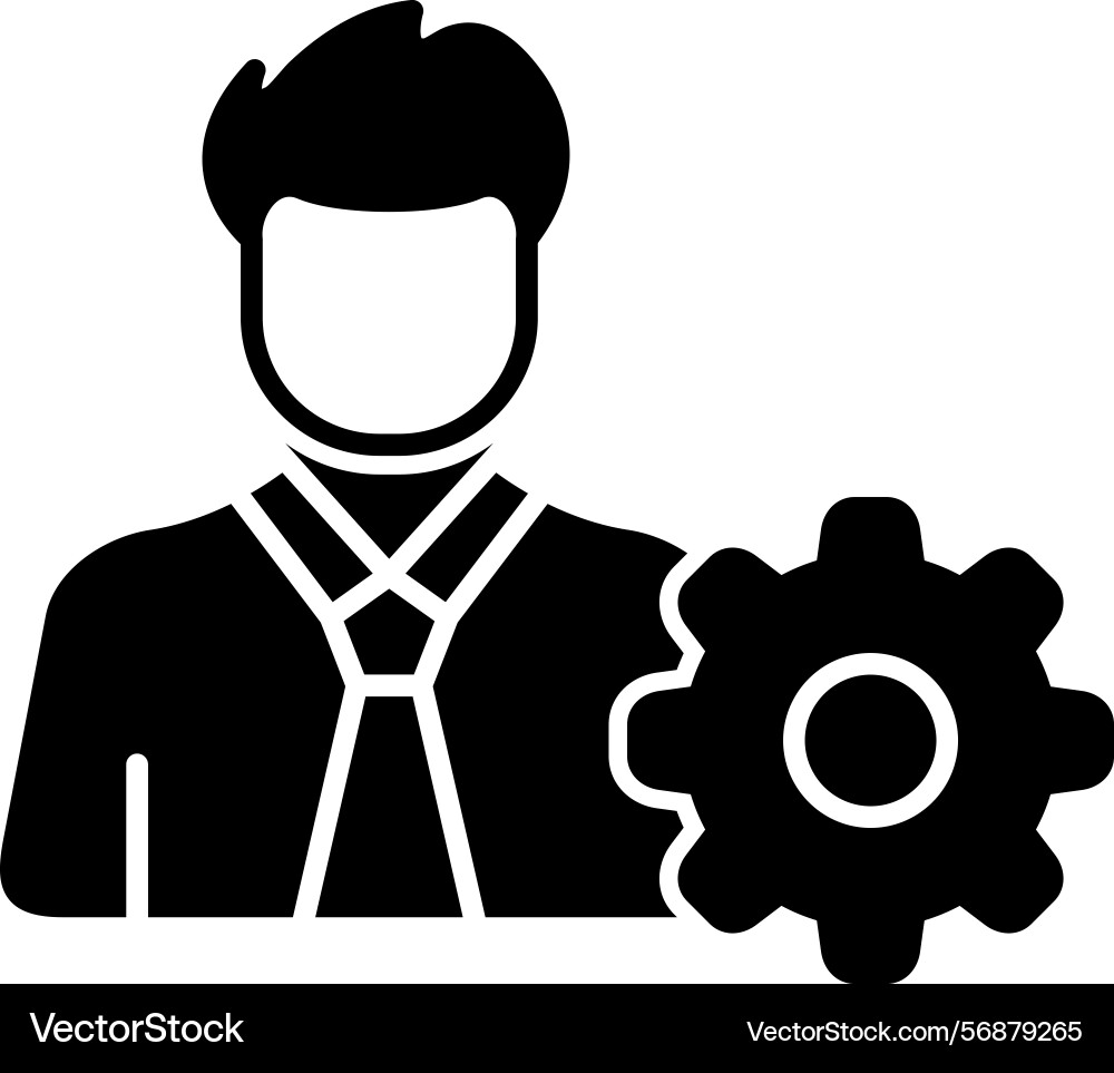 User setting icon vector image