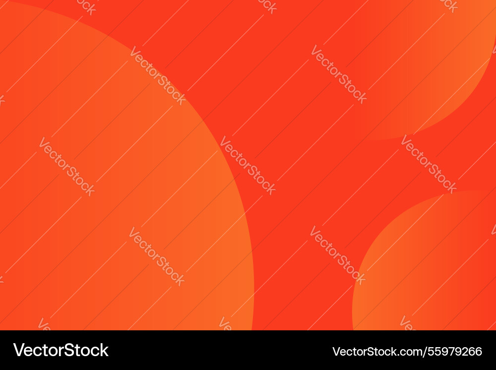 Abstract orange background gradient shape effect vector image
