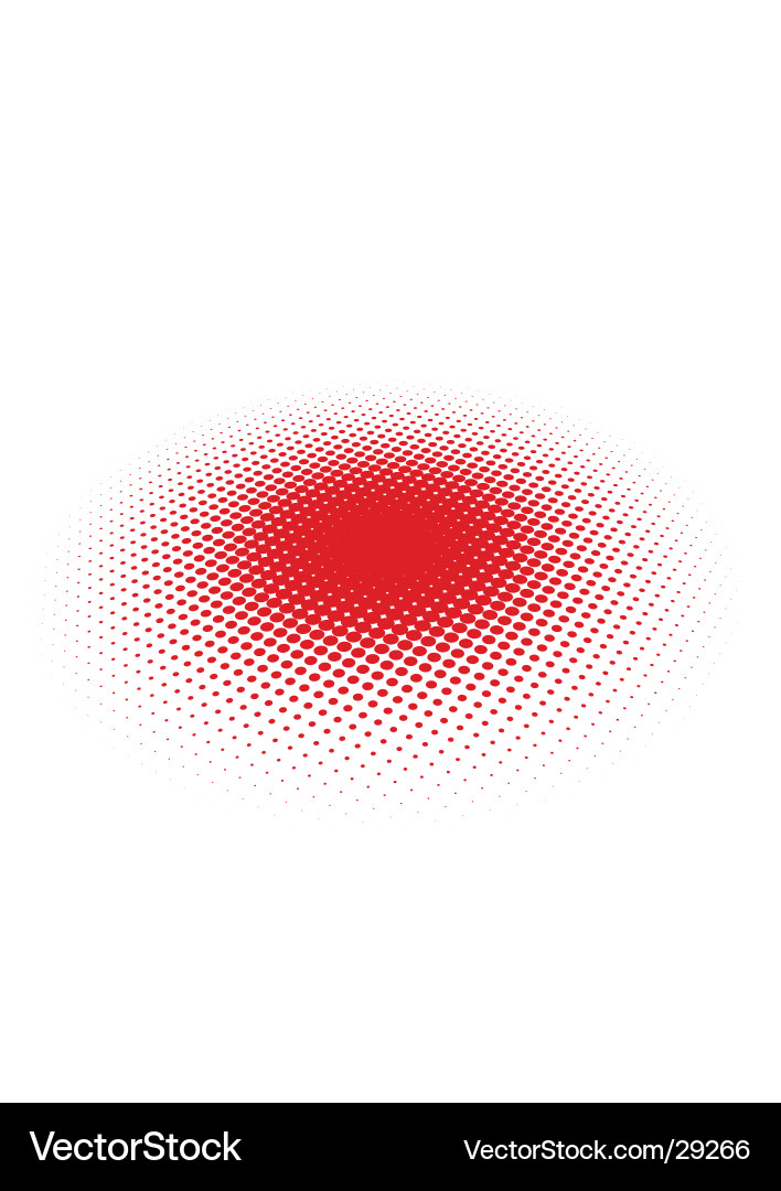 Red Dot Pattern vector image