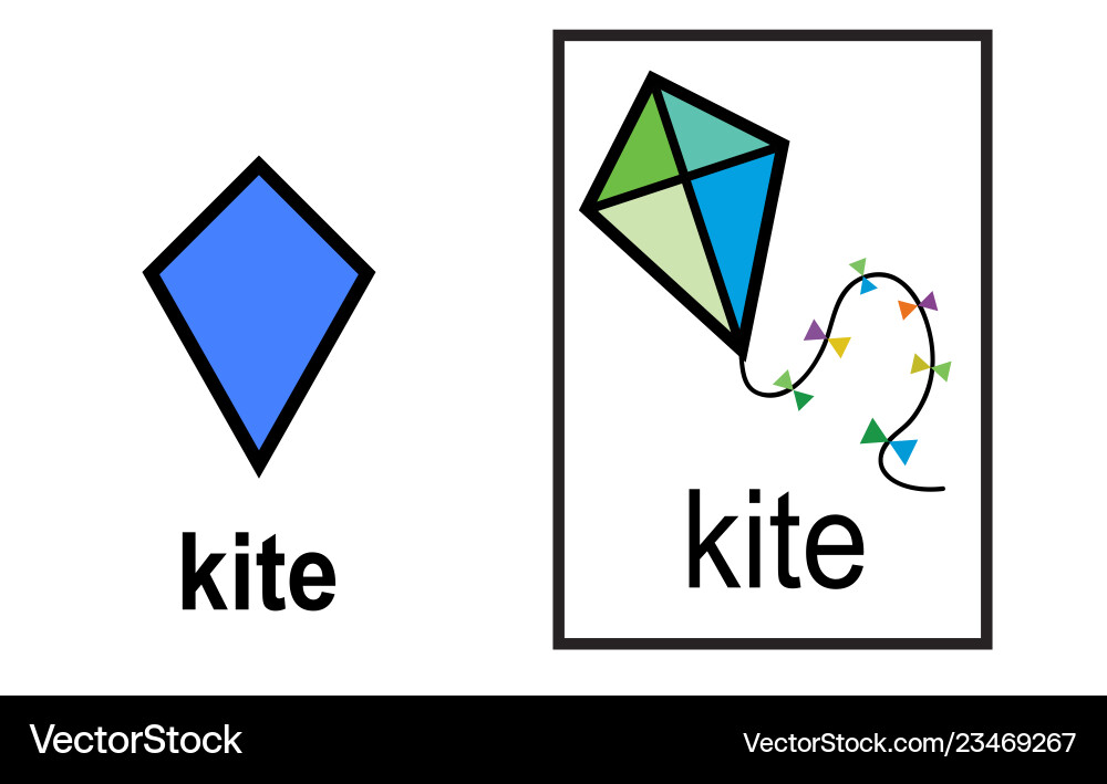 2d shape matching to real life object 2d shape matching to real life object vector image