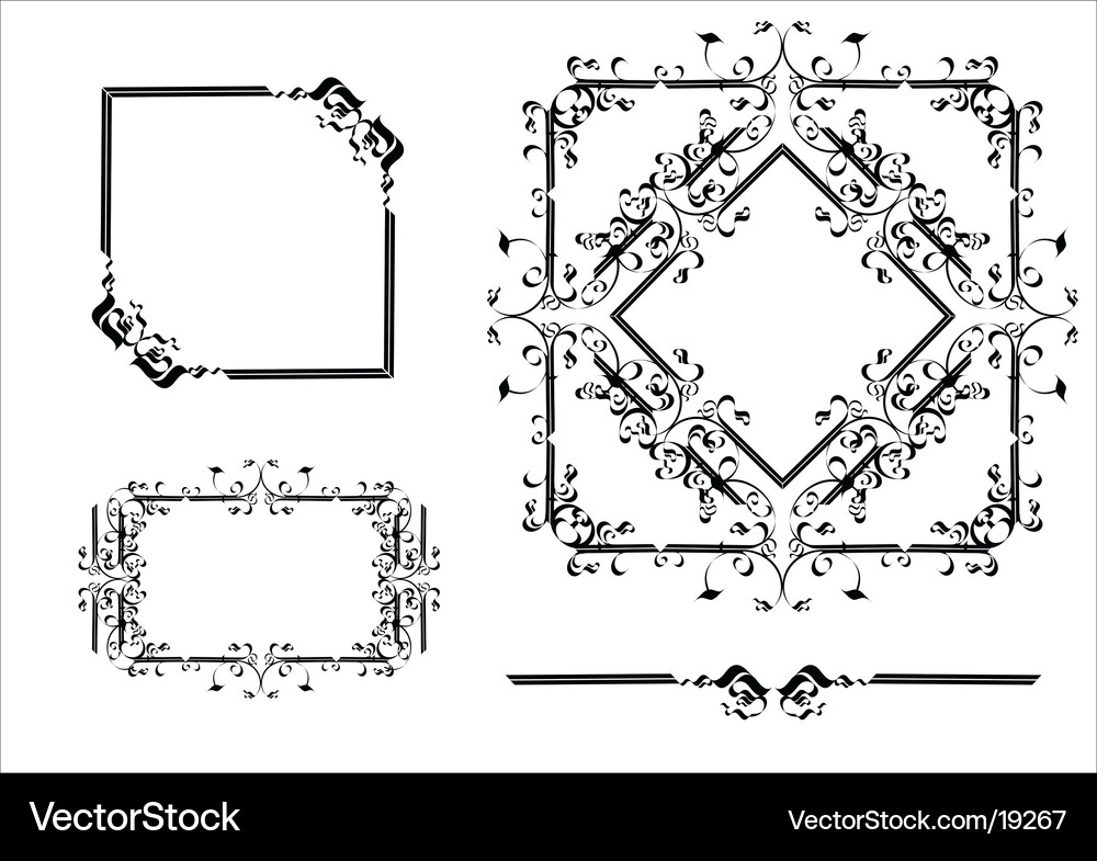 Design elements Vector Image