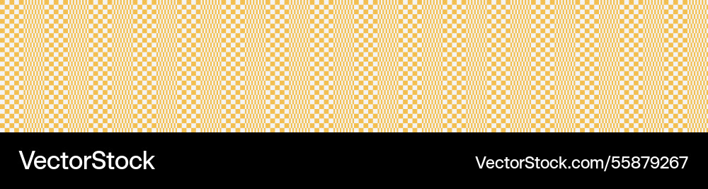 Yellow color retro checkered pattern abstract Vector Image