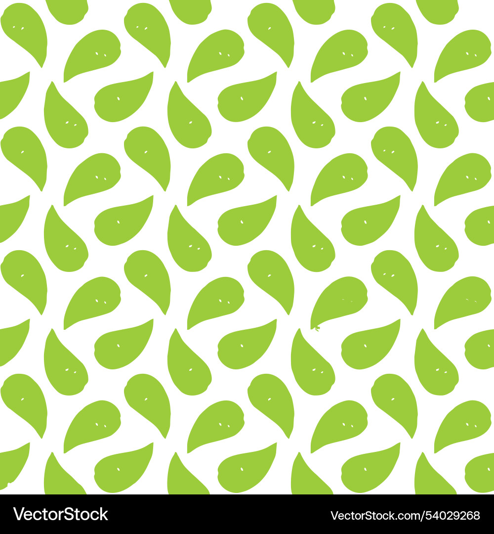 Abstract leafs background seamless pattern Vector Image
