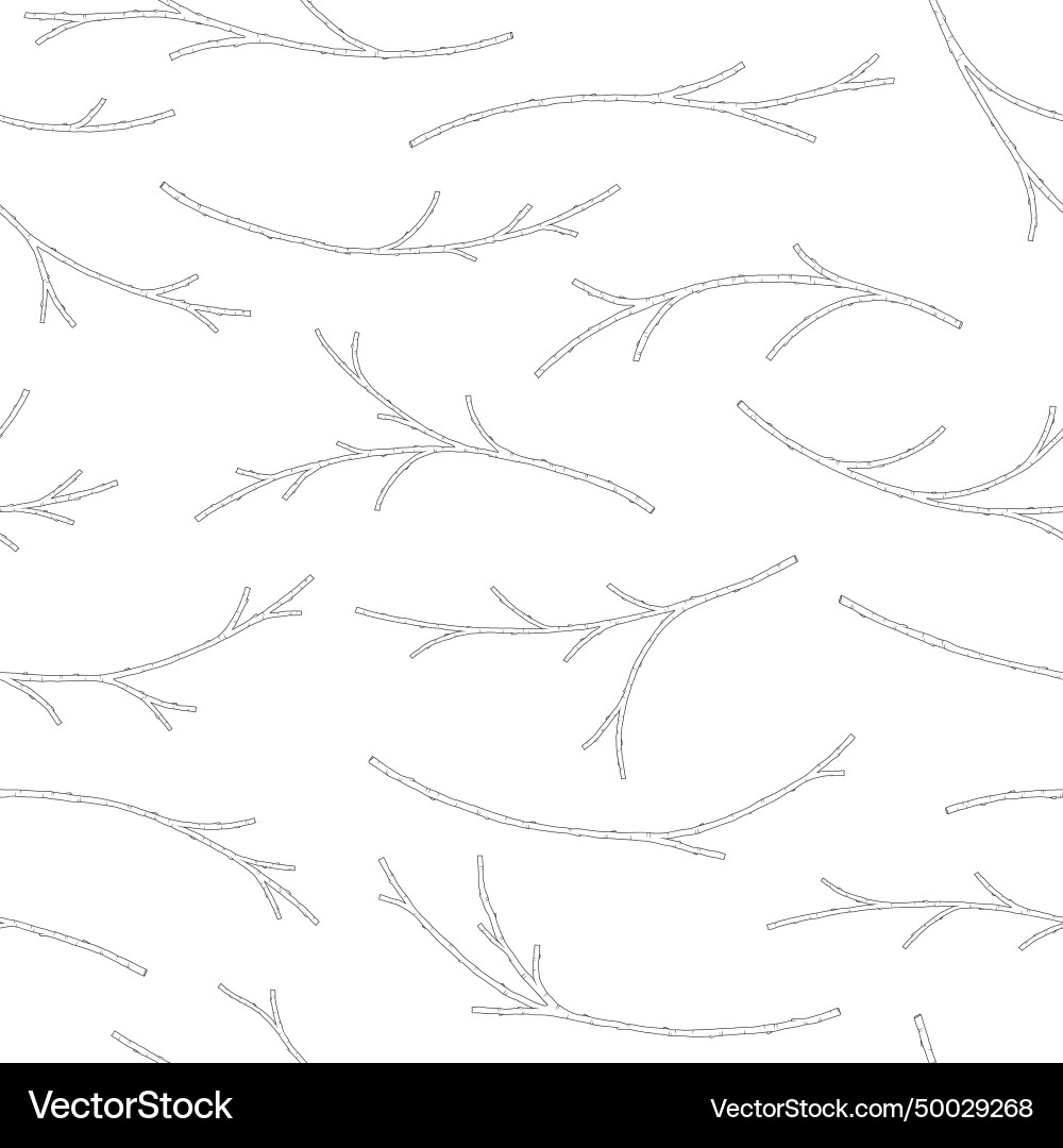 Seamless pattern with apricot branches vector image