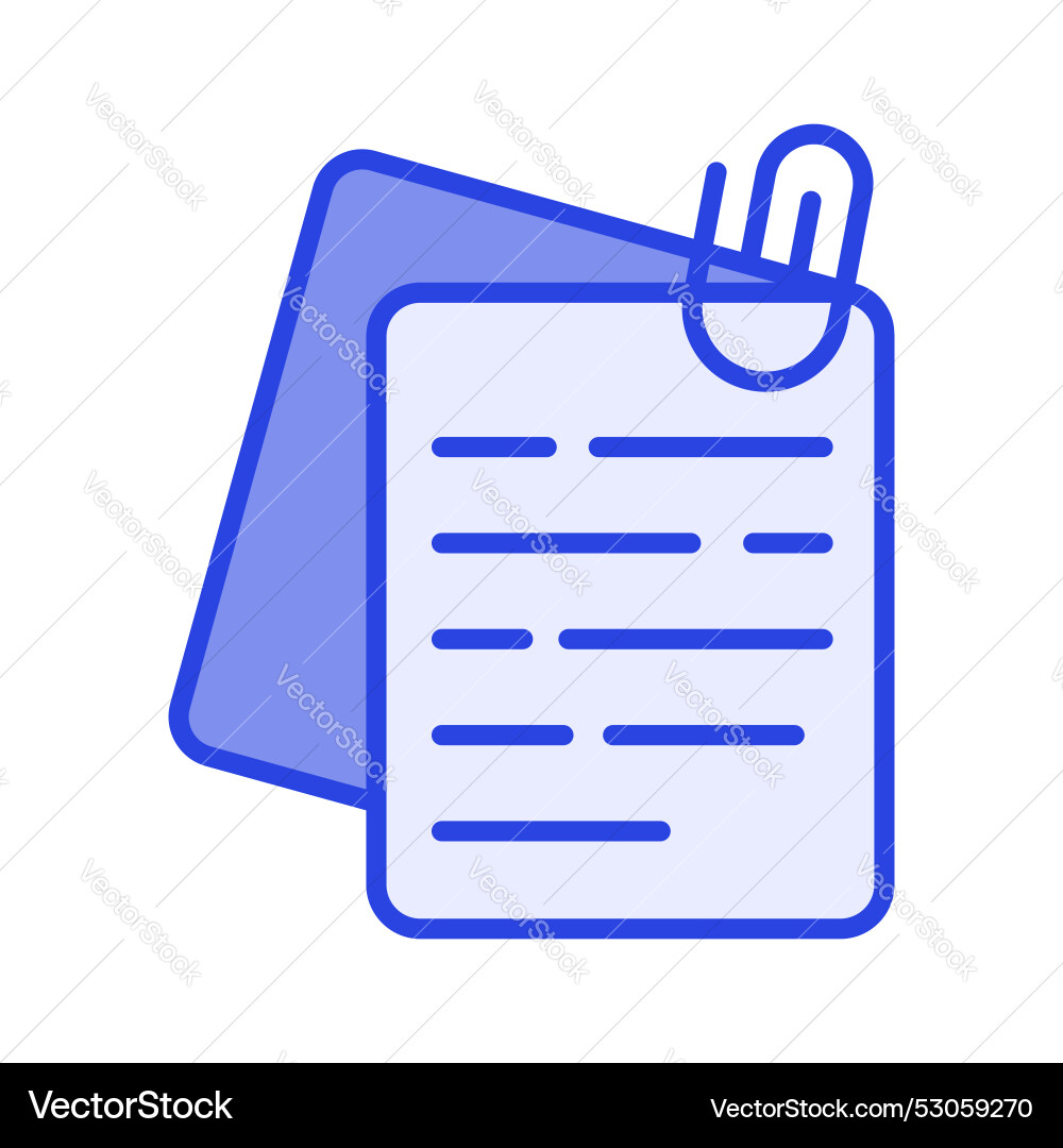 Sticky notes design in modern style ready to use vector image