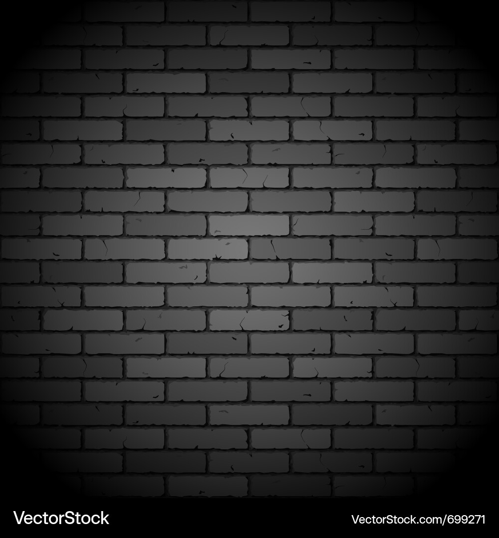 Dark Textured Brick Wall – Royalty-Free Vector | VectorStock, image size:1000x1080