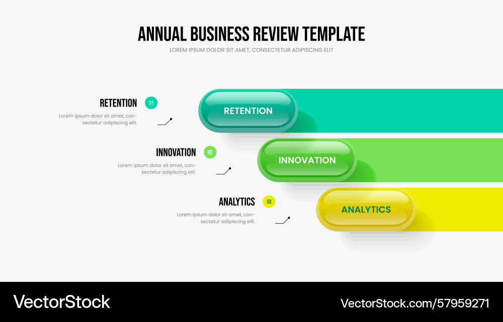 Three Option Project Performance Diagram Vector Image