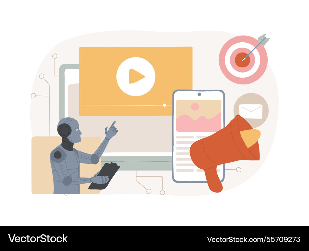 Ai-optimized communication channels abstract Ai-optimized communication channels abstract vector image