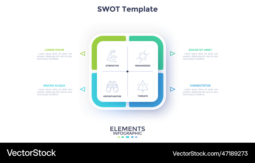 Modern infographic template vector image