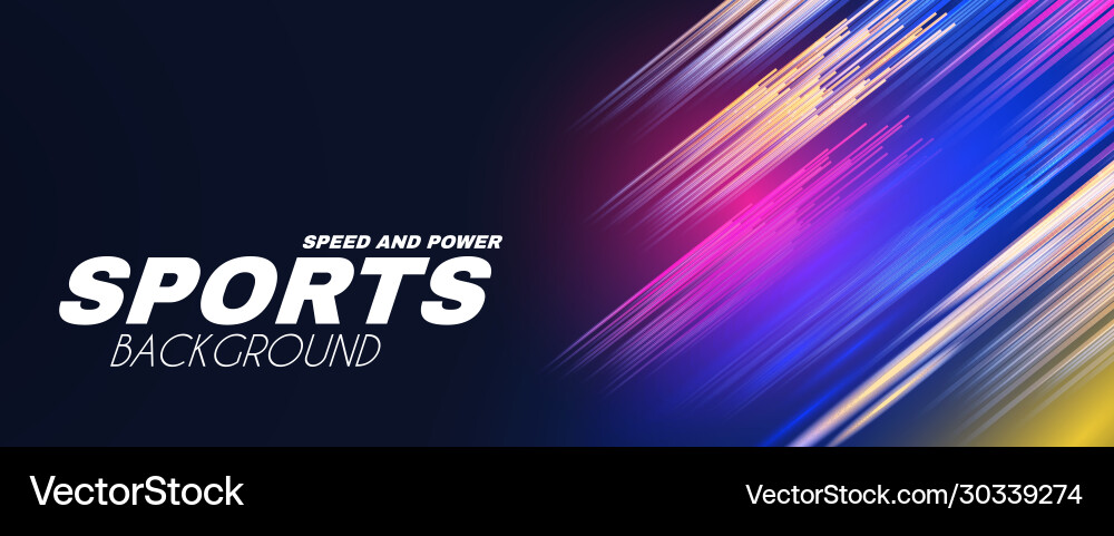 Abstract sport background with motion elements Vector Image