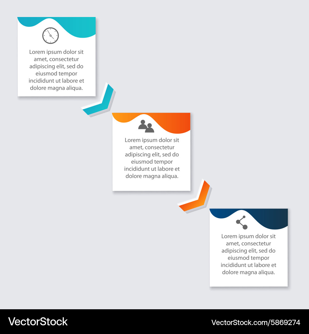 Colorful info graphics for your business Vector Image