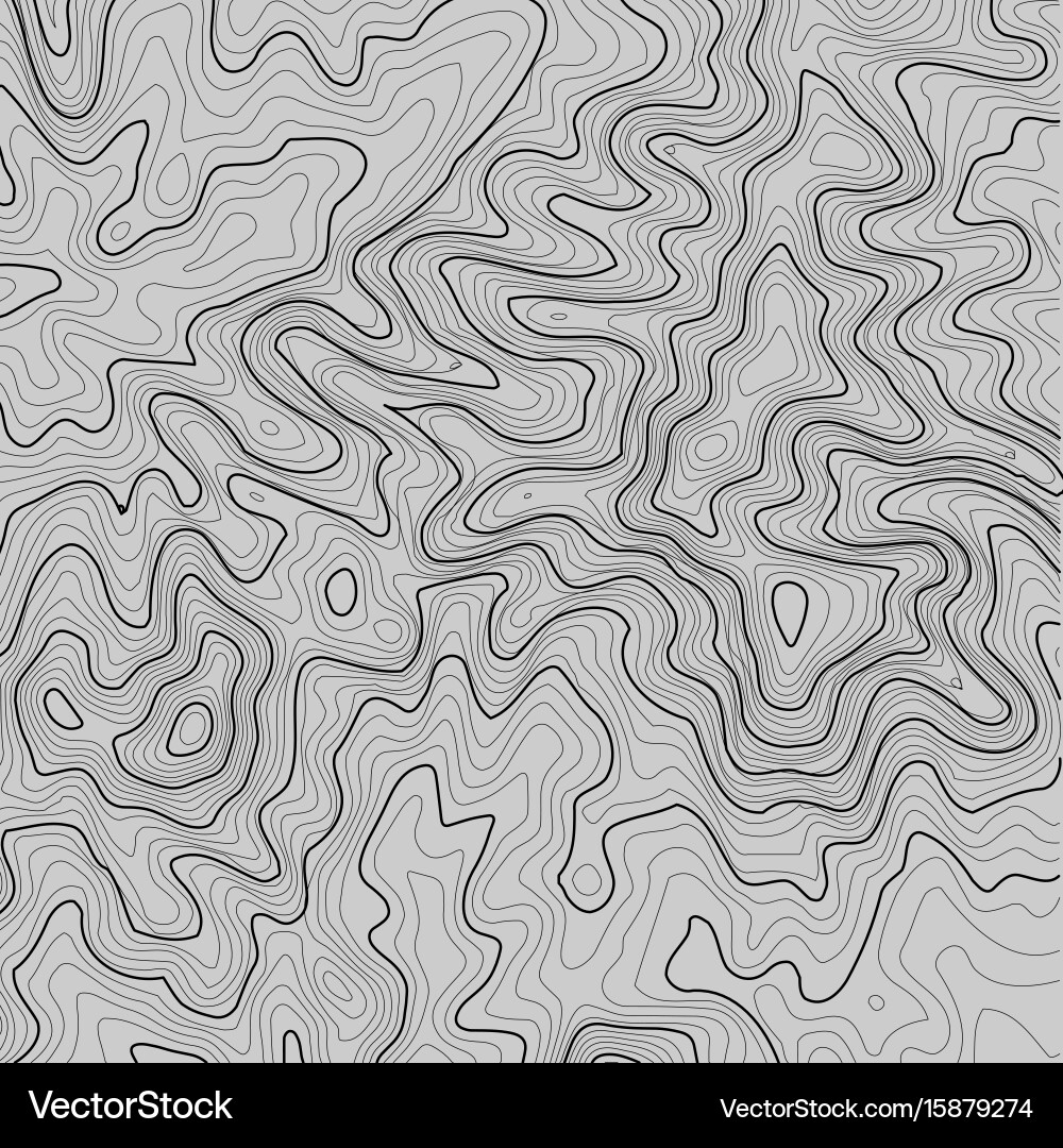 Topographic map background with space for copy vector image