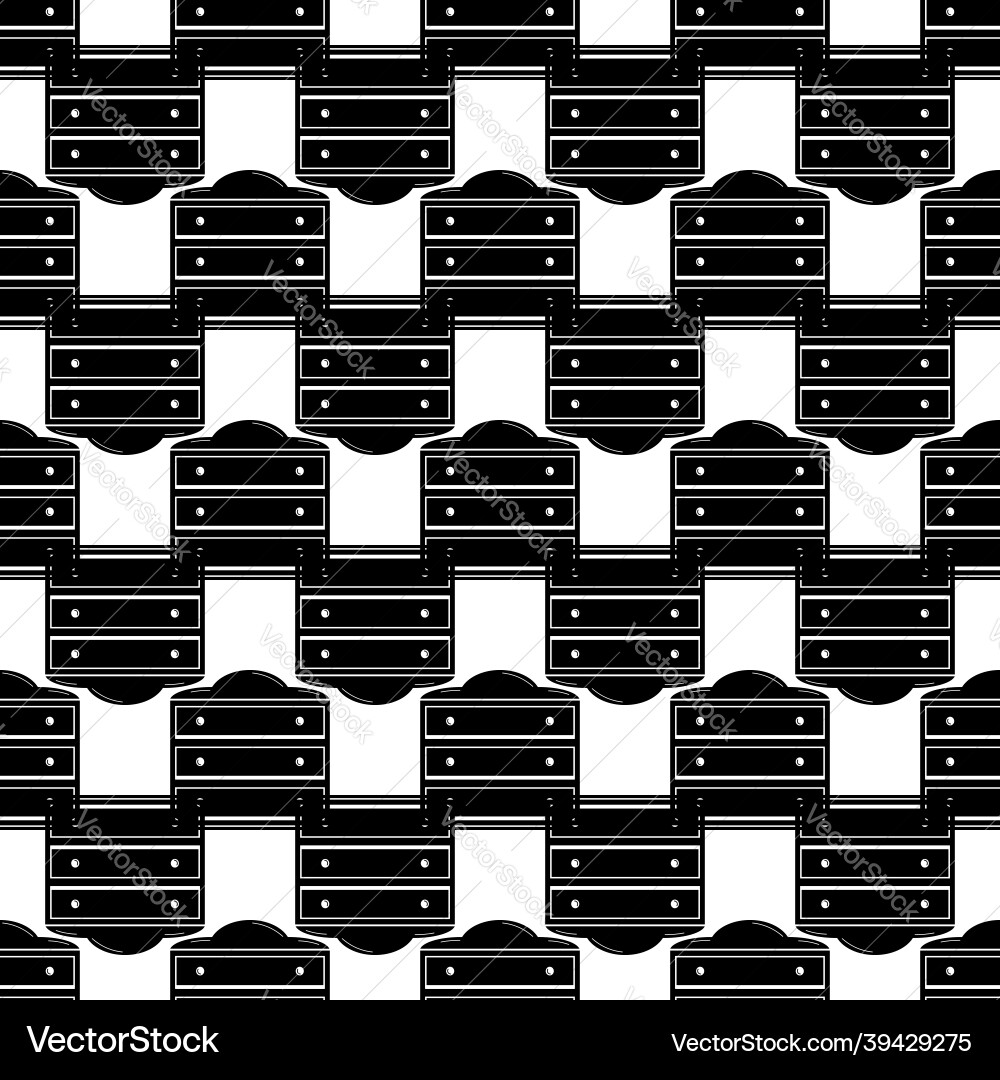 Drawer pattern seamless Drawer pattern seamless Vector Image