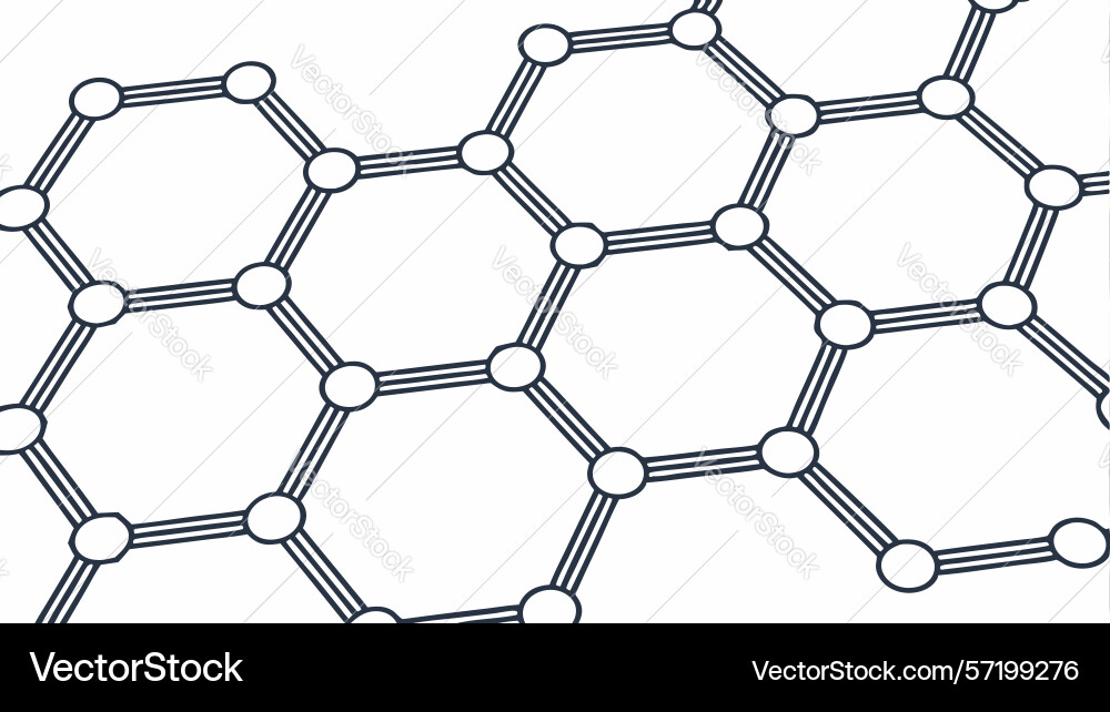 Abstract honeycomb grid pattern design generative Vector Image