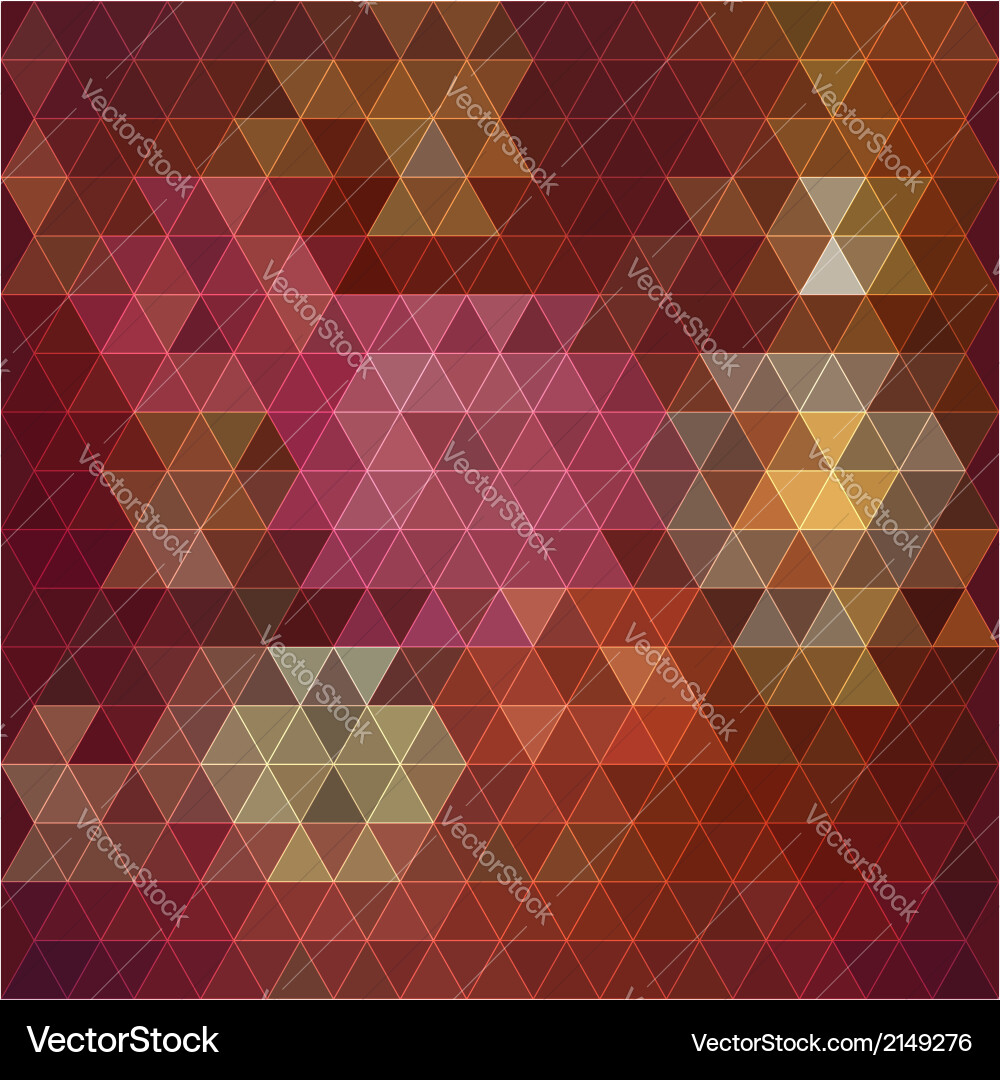 Abstract triangles background vector image
