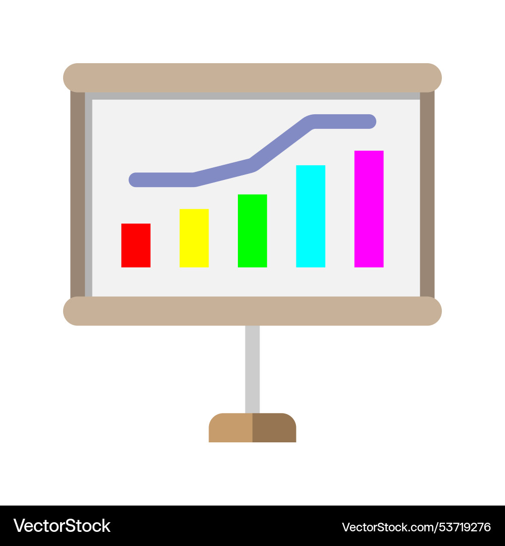 Graph or diagram icons with flat style suitable Graph or diagram icons with flat style suitable Vector Image