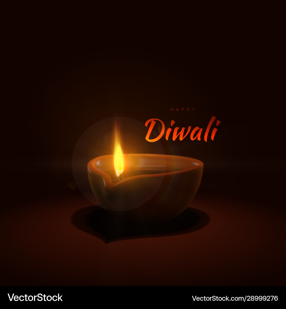 Happy diwali Happy diwali vector image