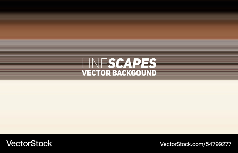 Linescapes gradient background minimal Vector Image